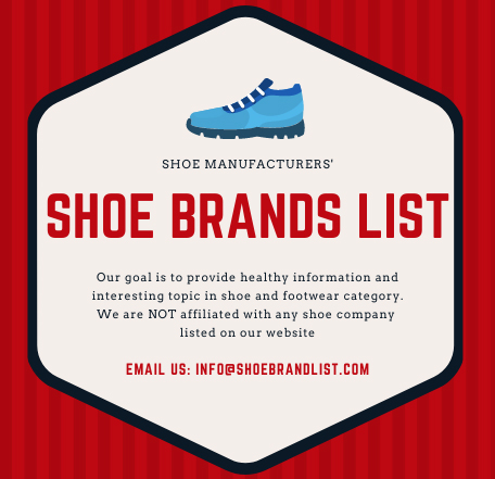 shoes all brand name list