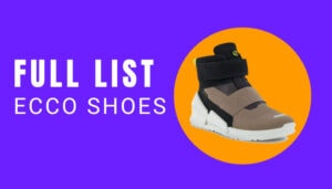 Full List of Ecco Shoes